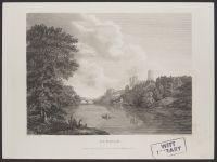 Plates from a bound volume of 'picturesque' scenes was brought  together by engraver Letitia Byrne and publisher Thomas Palser.