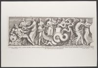 Plate 54 of 'Admiranda Romanarum Antiquitatum ac Veteris Sculpturae Vestigia': Proserpinae Raptus