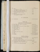 Catalogue (con't.)