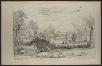Landscape with figures in a boat