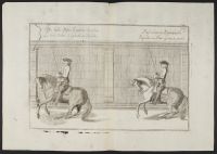 Half volte left in passade & passade with a small canter left (La demi Volte à Gauche au Passades, Passades au Petit Galop, à gauche)