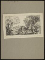 Landscape with women fording a stream