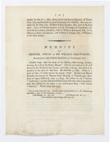Memoirs of Hester, Widow of Sir William Manwearing