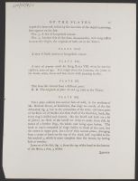 Description of plates XVIII, XIX, XX, XXI, XXII, XXIII and XXIV
