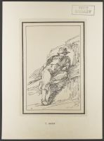 Leaning figure with hat, from "Rustic Figures after Nature"