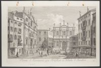 Platea S. Servatoris, ejus Templum et Schola S. Theodori (Piazza di San Salvatore with the Church and the Scuola Grande di San Teodoro)