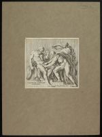 Façade of the Palazzo Milesi: The castration of Coelus by Saturn