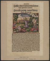 Agony in the Garden, The, Woodcut from the Luther Bible