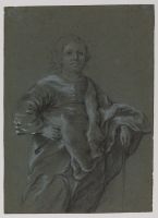 Portrait of a young man, three-quarter length, turned half to  the right