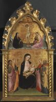 Virgin and Child with Four Saints, with Christ Crucified