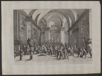 Christ kneeling before Pilate