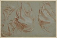 Four studies of drapery