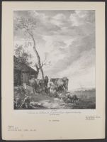 Scene outside of a farmhouse