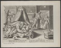 The Widow's Oil, the widow's sons being taken from her