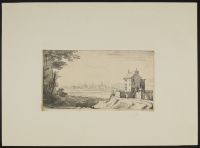 Landscape with a house in the foreground