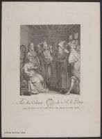 Interior with saints