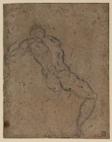 Study of a seated male figure