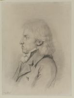 Bust portrait of a man, in profile
