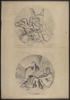 Hebe suckling a child and Minerva - Herculis Labores
