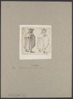 Large man with his back turned (L'homme au grand man teau vu de  dos)