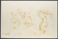 Study for the Saracens in Ostia (Etude pour le tableau de la Descente des Sarrazens au port d'Ostie)