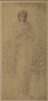 Standing draped female figure