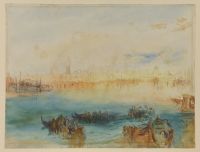 Copy after J.M.W. Turner's 'Venice, the Riva degli Schiavoni  from the Channel to the Lido' (recto)