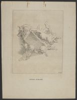 Putti surrounding a shield