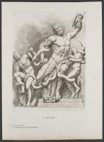 Laocoon and his sons Plate 16 from Signorum veterum icones, 100 plates plus  title-page, of etchings after classical sculpture, dedicated to  Johannes Wtenbogaard and Constantijn Huygens