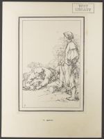 Two figures in a landscape, from "Rustic Figures after Nature"