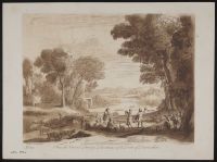 Landscape with Dancing Figures ('The Marriage of Isaac and Rebecca' or 'The Mill')