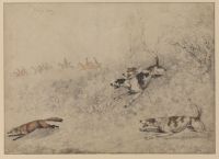 Fox hunting: 'Going Away' (recto)