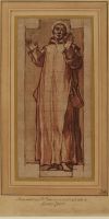 Figure of a male Carthusian saint