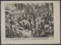 The miracle of Saint Paul resurrecting the boy to life