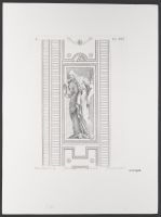 Plate 16: Architectural detail with woman holding a caduceus