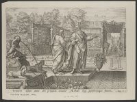 Elias shutteth up the heaven from raining. Elias prophesizes  that there will be no rain