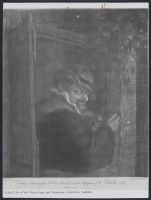 A peasant sitting at a window
