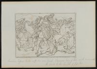 Aulus Cornelius Cassos carrying the impaled body of Lars Tolumnius