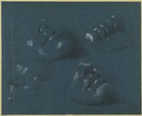 Four studies of a mask of a young man