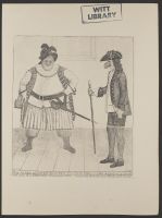Mr. Charteris, in the character of "Bardolph", and Mr. John  Henderson, in the character of "Sir John Falstaff"