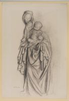 Study after sculpture - The 'Krumauer Madonna'