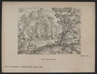 Landscape with ruins