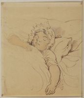 Child asleep in bed