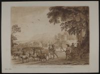 Pastoral Landscape with a Group of Huntsmen