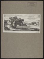 Landscape with a ruined building by a river